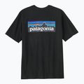 Pánske trekingové tričko Patagonia P-6 Logo Responsibili-Tee black 3