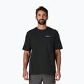 Pánske trekingové tričko Patagonia P-6 Logo Responsibili-Tee black