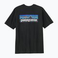 Pánske trekingové tričko Patagonia P-6 Logo Responsibili-Tee black 6