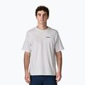 Pánske trekingové tričko Patagonia P-6 Logo Responsibili-Tee white 2