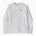 Pánske tričko Patagonia P-6 Logo Responsibili Longsleeve white 3