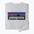 Pánske tričko Patagonia P-6 Logo Responsibili Longsleeve white 4