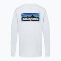 Pánske tričko Patagonia P-6 Logo Responsibili Longsleeve white 2