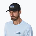 Patagonia P-6 Logo Trucker cap black 3