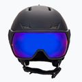 Pánska lyžiarska prilba Salomon Pioneer Lt Visor čierna L411999 2