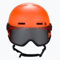 Detská lyžiarska prilba Salomon Grom Visor oranžová L48369 2