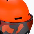 Detská lyžiarska prilba Salomon Grom Visor oranžová L48369 6