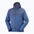 Pánska bunda do dažďa Salomon Essential WP 2.5L modrá LC1723