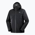 Pánska bunda do dažďa Salomon Outline GTX 2.5L čierna LC17865