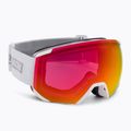 Lyžiarske okuliare Salomon Radium white/sigma poppy red L4753
