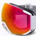 Lyžiarske okuliare Salomon Radium white/sigma poppy red L4753 5
