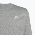 Pánska mikina Nike Sportswear Club Fleece Crew tmavo šedá heather/white 3