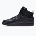 Detské topánky Nike Court Borough Mid 2 black/black/black 2