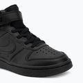 Detské topánky Nike Court Borough Mid 2 black/black/black 7