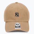 47 Značka MLB New York Yankees Base Runner čiapka CLEAN UP khaki 2
