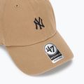 47 Značka MLB New York Yankees Base Runner čiapka CLEAN UP khaki 3