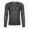 Pánska termoakčná mikina Smartwool Intraknit Merino 200 Crew black/white