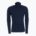 Pánske termo tričko Smartwool Merino 250 Baselayer 1/4 Zip Boxed navy blue 16356-092-S