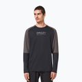 Pánsky cyklistický dres Oakley Factory Pilot Mtb LS II čierno-šedý FOA44497