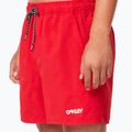 Pánske plavecké šortky Oakley Beach Volley 16" červené FOA404310465 5