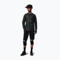 Pánsky cyklistický dres Oakley Ride Free LS šedo-zelený FOA4455 2