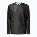 Pánsky cyklistický dres Oakley Ride Free LS šedo-zelený FOA4455 8