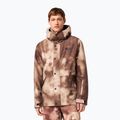 Pánska snowboardová bunda Oakley Range RC brown clouds print
