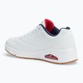 Pánska obuv SKECHERS Uno Stand On Air white/navy/red 3