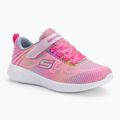 SKECHERS Go Run 600 Shimmer Speeder detská tréningová obuv light pink/multi