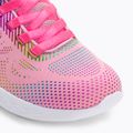 SKECHERS Go Run 600 Shimmer Speeder detská tréningová obuv light pink/multi 7