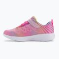 SKECHERS Go Run 600 Shimmer Speeder detská tréningová obuv light pink/multi 10