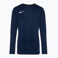 Detské futbalové tričko s dlhým rukávom Nike Dri-Fit Park VII midnight navy/white