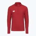 Detská futbalová mikina New Balance Training 1/4 Zip Knitted bordová NBEJT9035
