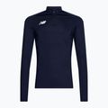 Pánska futbalová mikina New Balance Training 1/4 Zip Knitted navy blue NBEMT9035
