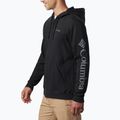 Pánska fleecová mikina Columbia Logo Fleece Full Zip čierna 1889164010 4