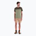 Pánske trekingové tričko Icebreaker Merino Cool-Lite Sphere III SS Tee Colour Block lichen/loden 2