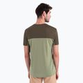 Pánske trekingové tričko Icebreaker Merino Cool-Lite Sphere III SS Tee Colour Block lichen/loden 3
