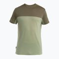 Pánske trekingové tričko Icebreaker Merino Cool-Lite Sphere III SS Tee Colour Block lichen/loden 7