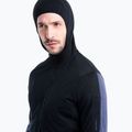 Pánska trekingová bunda Icebreaker Merino 200 Realfleece™ Descender black/graphite/cb 4