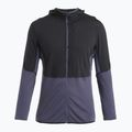 Pánska trekingová bunda Icebreaker Merino 200 Realfleece™ Descender black/graphite/cb