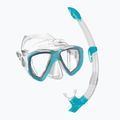 Súprava na šnorchlovanie Mares Combo Trygon aqua/white/clear