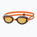 Plavecké okuliare Zoggs Predator Polarizačné Ultra šedé/ oranžové/ polarizačné medené