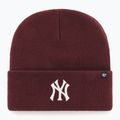 Zimná čiapka 47 Brand MLB New York Yankees Haymaker dark maroon