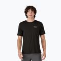 Pánske tričko Patagonia Cap Cool Merino Blend Graphic Shirt heritage header/black