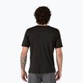 Pánske tričko Patagonia Cap Cool Merino Blend Graphic Shirt heritage header/black 2