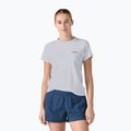 Dámske trekingové tričko Patagonia P-6 Logo Responsibili-Tee white