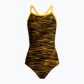 Dámske jednodielne plavky TYR Fizzy Diamondfit black and gold DFIZ_8_28