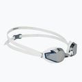 Plavecké okuliare TYR Stealth-X Performance Mirrored silver/white