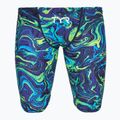 Pánske plavky jammery TYR Thresher Jammer Hyperblitz blue/green