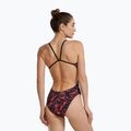 Dámske jednodielne plavky TYR Durafast Elite Energy Cutoutfit red 5